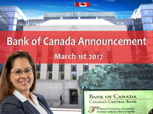 BANK OF CANADA MAINTAINED THEIR RATE